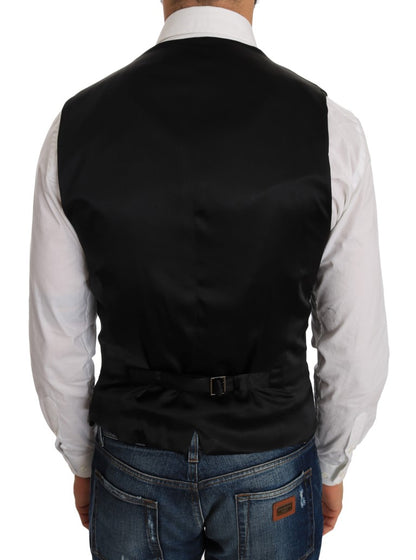 Dolce &amp; Gabbana – Schwarze Strickjacke mit Tupfenmuster