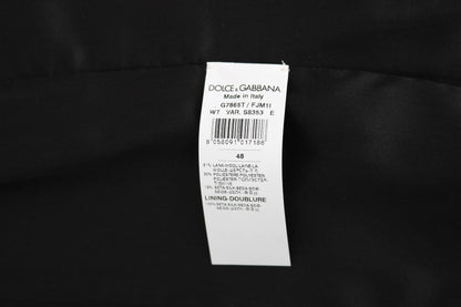 Dolce &amp; Gabbana – Schwarze Strickjacke mit Tupfenmuster