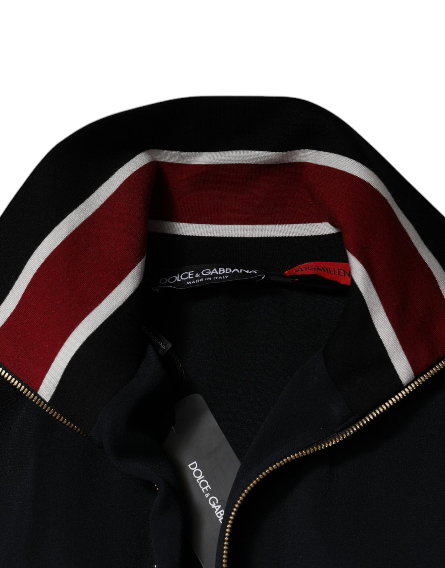 Dolce &amp; Gabbana Black DG King Full Zip Sweatshirt Sweater