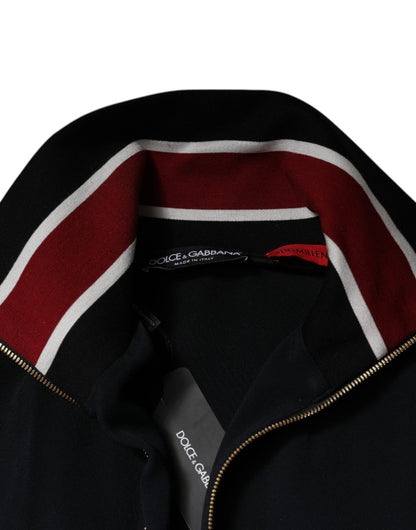 Dolce &amp; Gabbana Black DG King Full Zip Sweatshirt Sweater