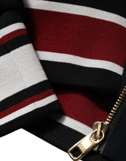 Dolce &amp; Gabbana Black DG King Full Zip Sweatshirt Sweater