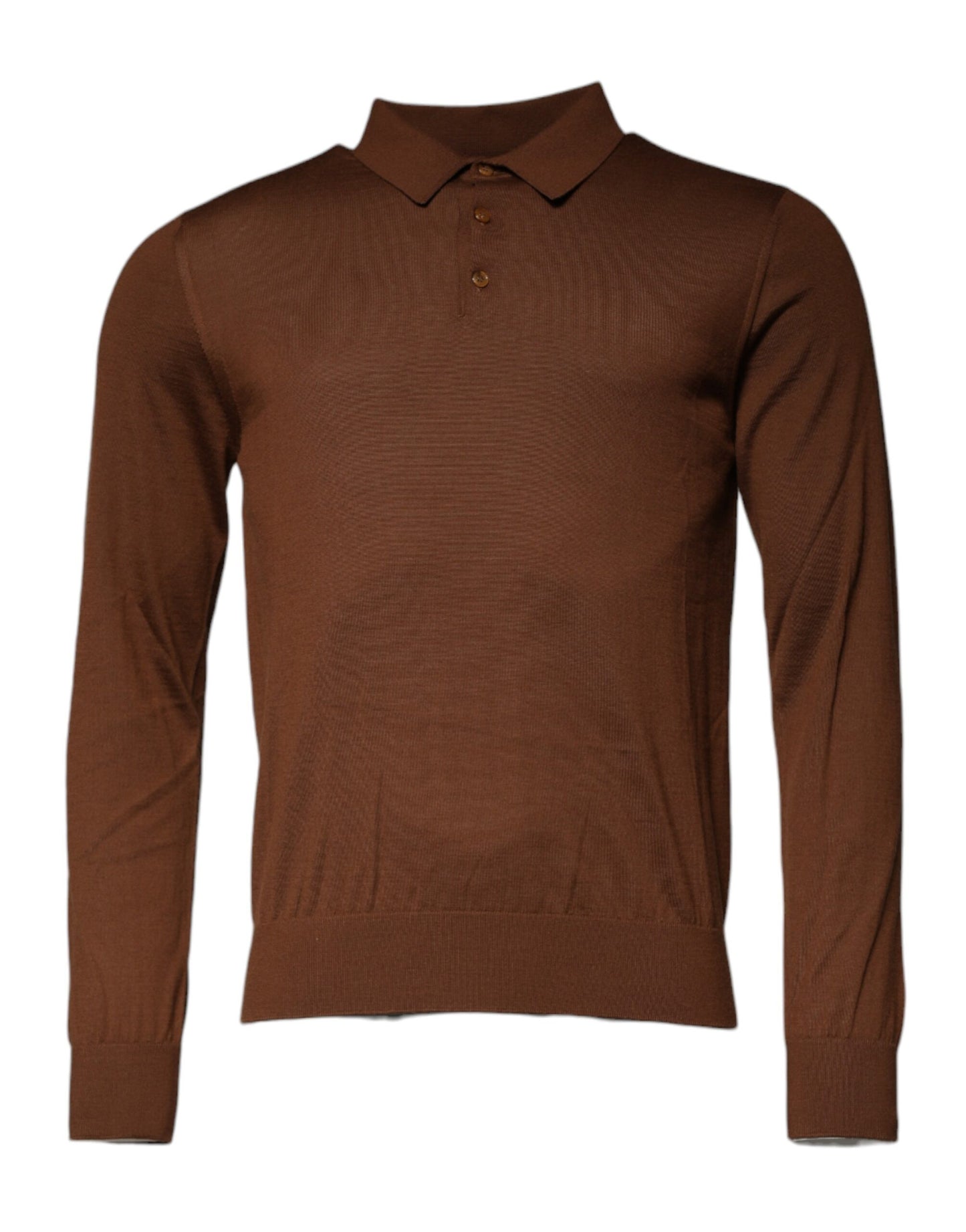 Dolce &amp; Gabbana Brauner Kaschmirpullover mit Knöpfen für Herren