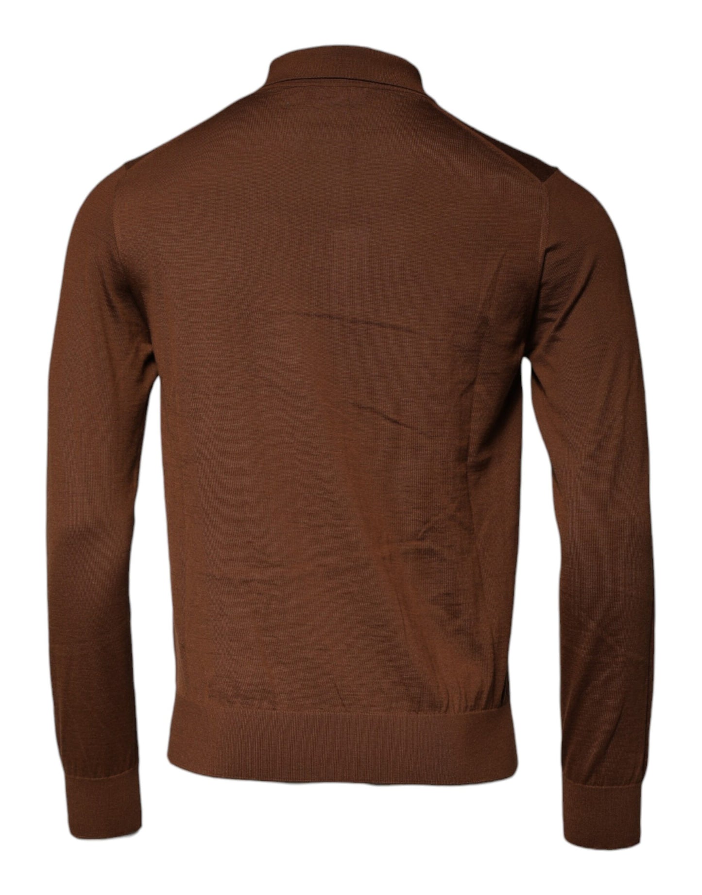 Dolce &amp; Gabbana Brauner Kaschmirpullover mit Knöpfen für Herren