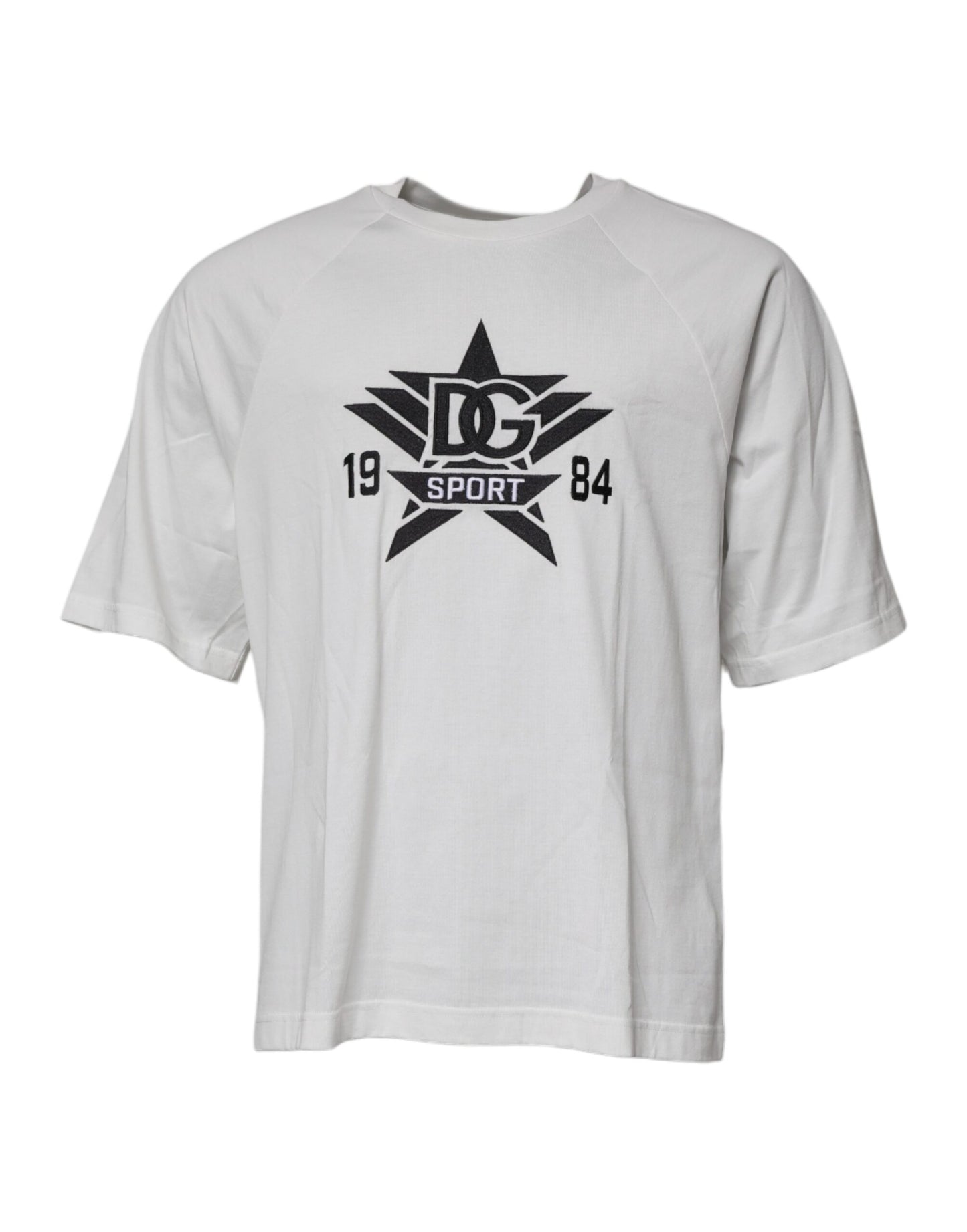 Dolce &amp; Gabbana White DG Sport Crew Neck Short Sleeve T-shirt
