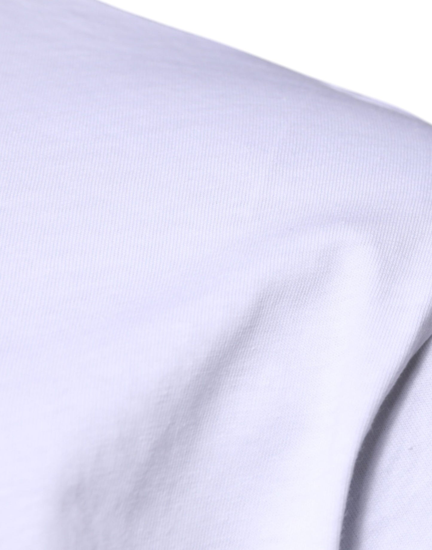 Dolce &amp; Gabbana White DG Logo Cotton Crew Neck T-shirt