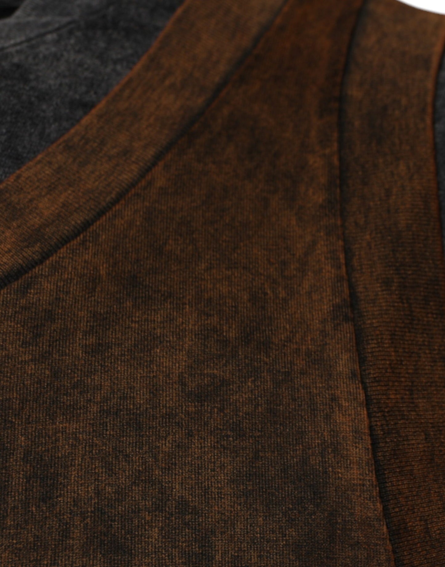 Dolce &amp; Gabbana Brown Cotton Round Neck Sleeveless T-shirt