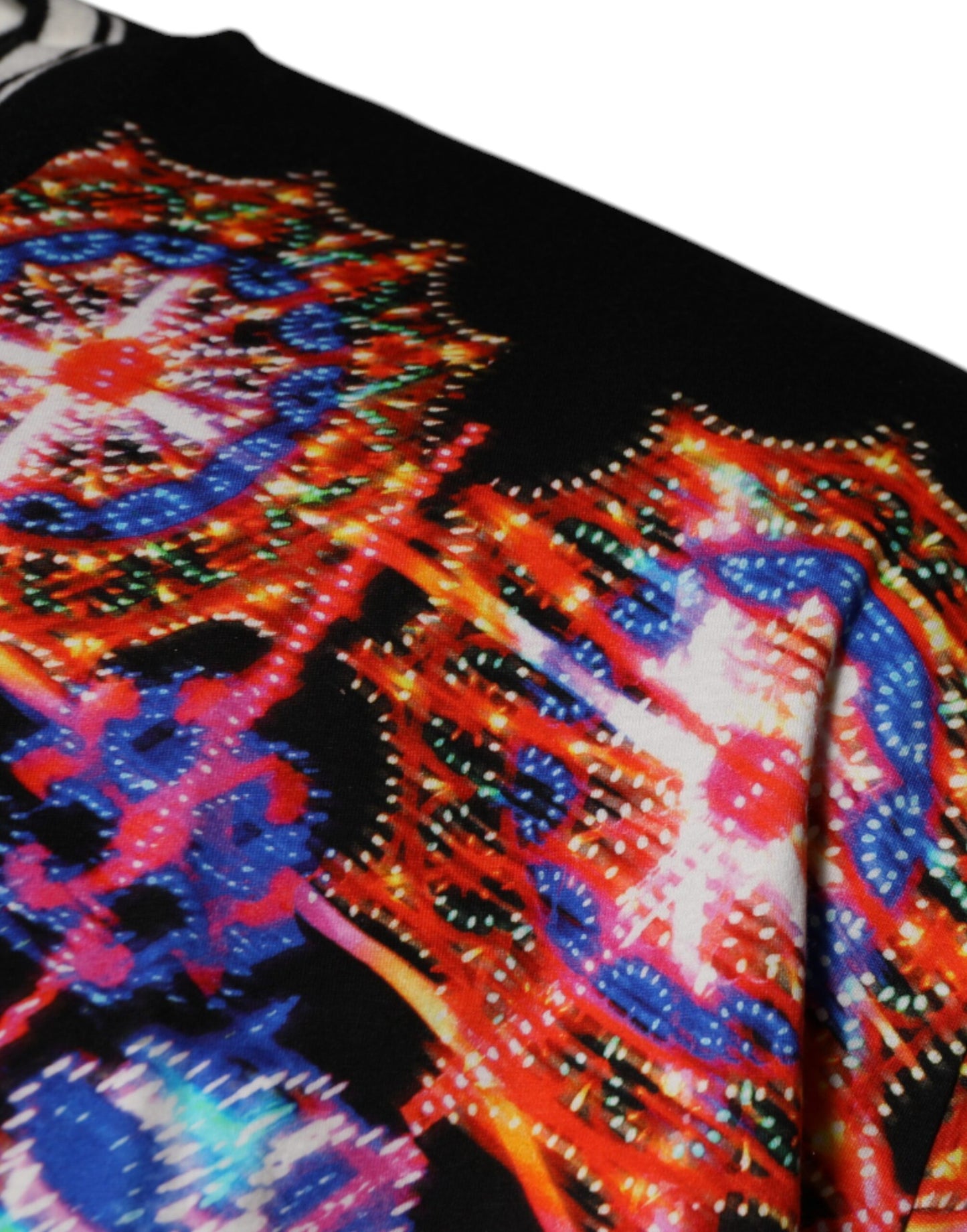 Dolce &amp; Gabbana Multicolor Kaleidoscope Men Short Sleeves T-shirt