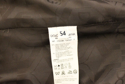 Dolce &amp; Gabbana – Braun gestreifte Stretch-Weste