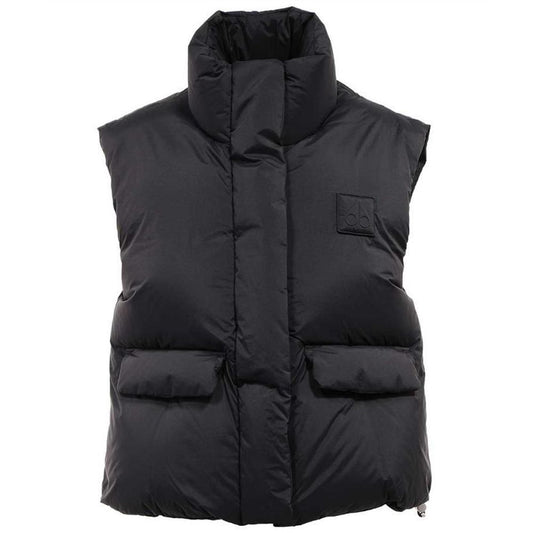 Moose Knuckles – Schwarze Nylonweste