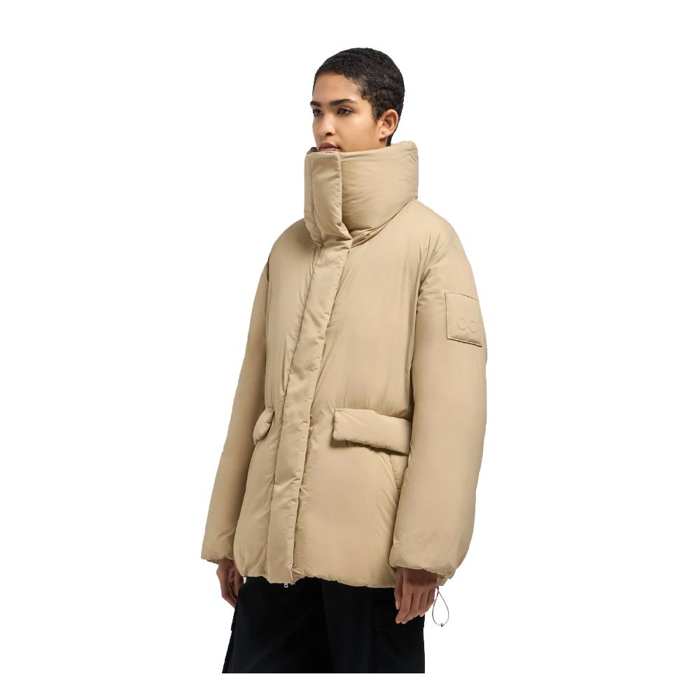 Moose Knuckles Beige Nylon Jacken &amp; Mäntel