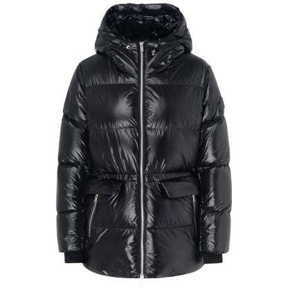 Moose Knuckles Schwarze Nylonjacken und -mäntel