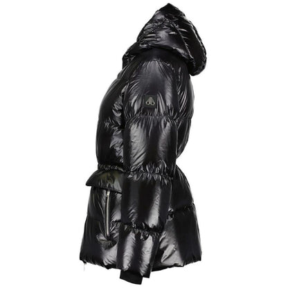 Moose Knuckles Schwarze Nylonjacken und -mäntel