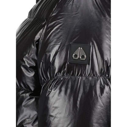 Moose Knuckles Schwarze Nylonjacken und -mäntel