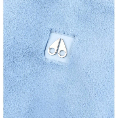 Moose Knuckles Hellblaue Nylon-Damenjacke