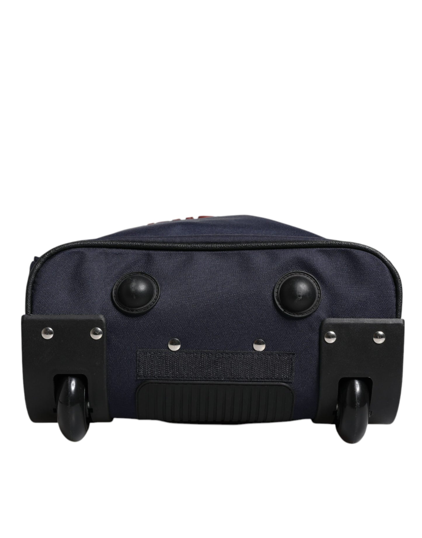 Dolce &amp; Gabbana Blue Red Polyester Kids Back Pack Wheel Suitcase Bag
