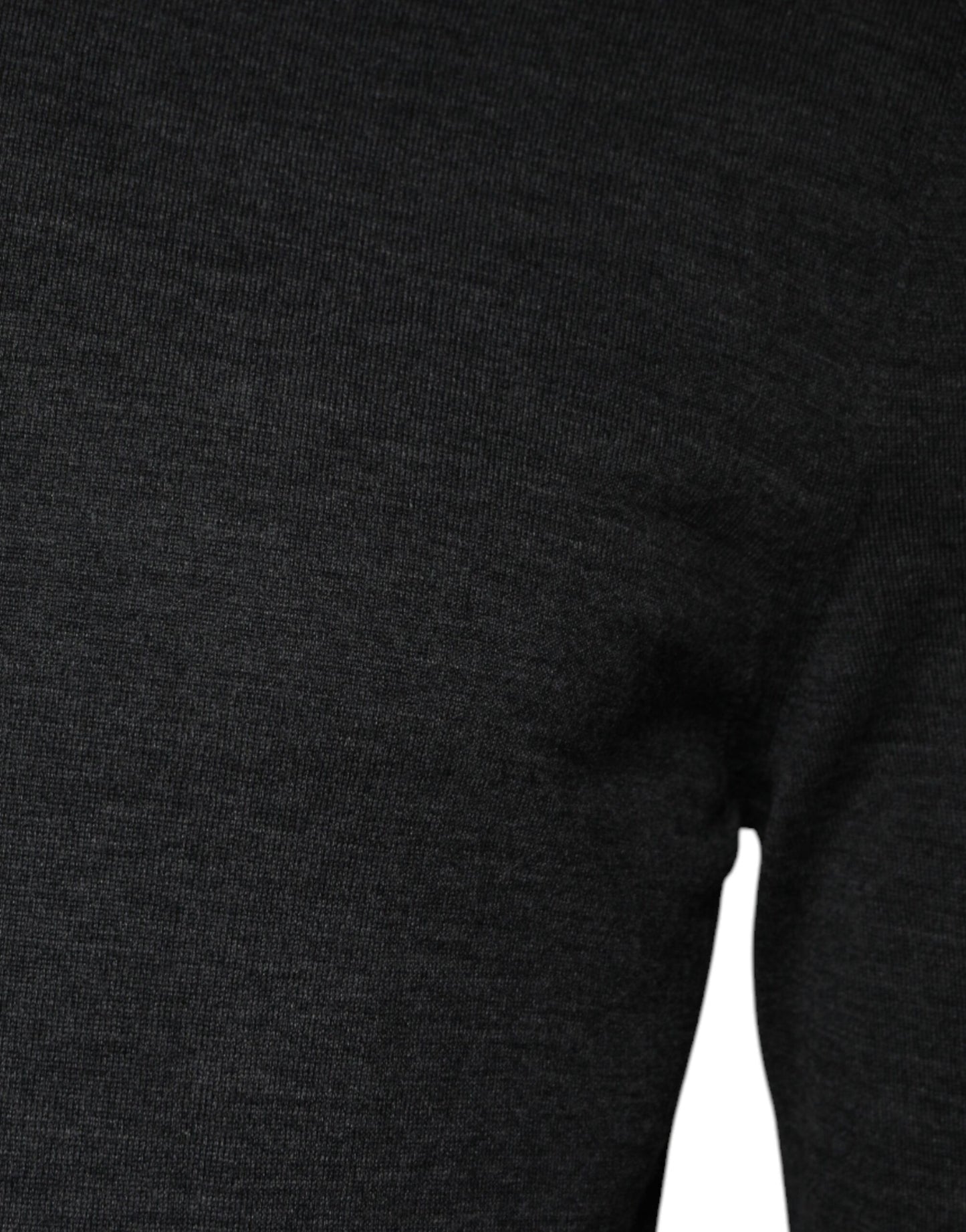 Dolce &amp; Gabbana Gray Wool Knit Turtleneck Pullover Sweater