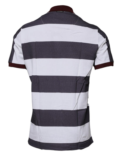 Dolce &amp; Gabbana Multicolor Graphic Collared Polo T-shirt