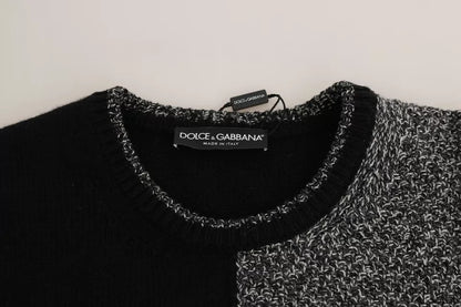 Dolce &amp; Gabbana Multicolor KING Knight Monkey Knitted Cashmere Wool Sweater