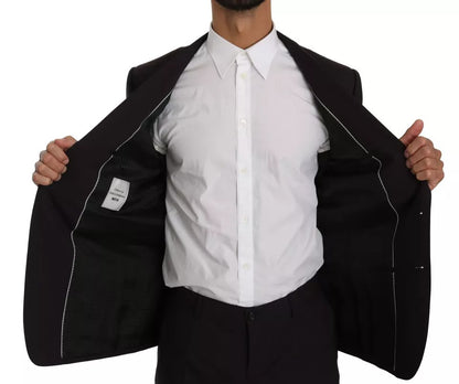 Dolce &amp; Gabbana Purple MARTINI Wool Stretch 2 Piece Suit