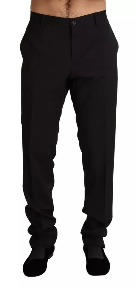 Dolce &amp; Gabbana Black Dress Formal Skinny Pants