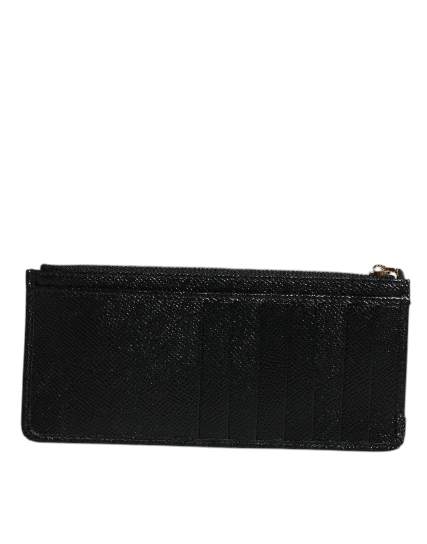 Dolce &amp; Gabbana Black Leather #DGLovesLondon Cardholder Case Wallet