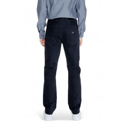 Armani Exchange Black Cotton Jeans &amp; Pant