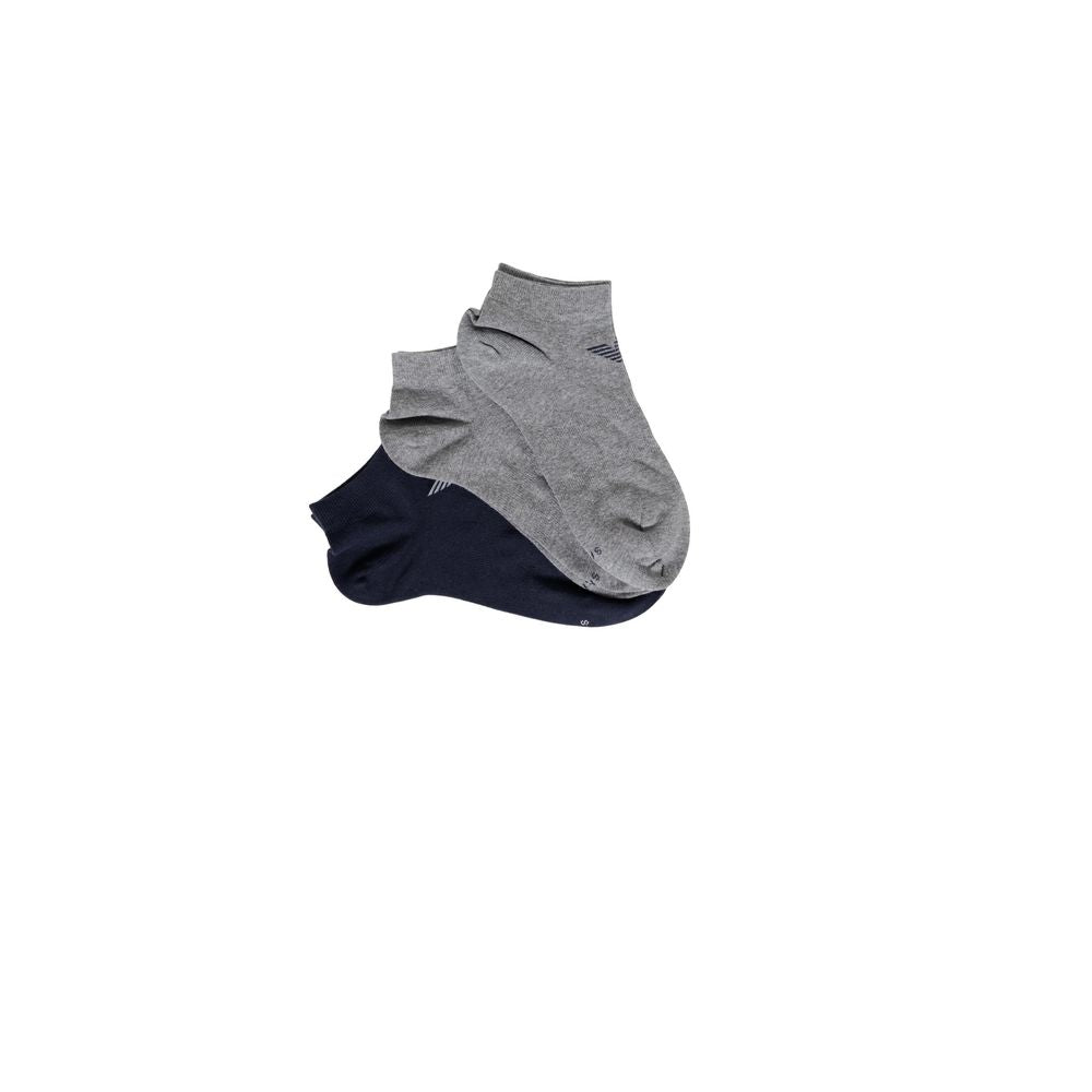 Emporio Armani Underwear – Blaue Baumwollsocke