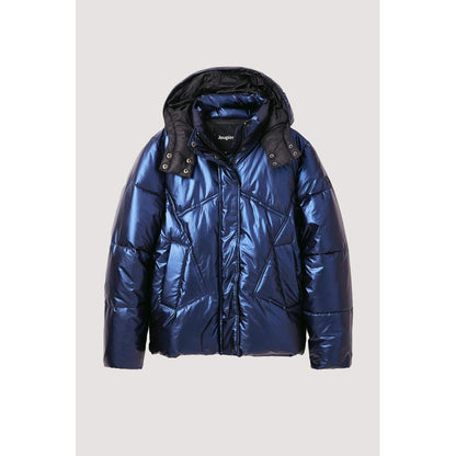 Desigual Blau Polyamid Jacken &amp; Mäntel