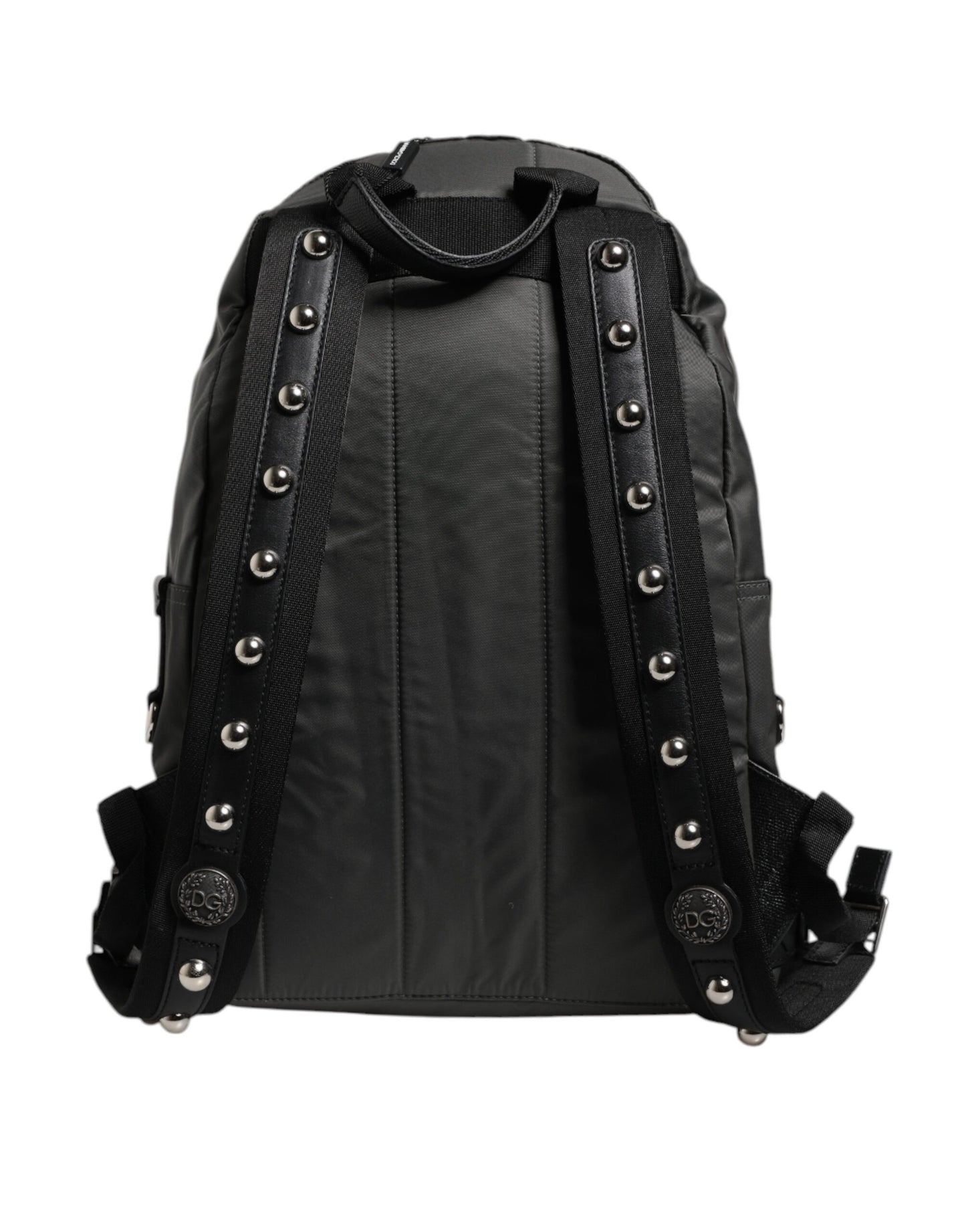 Dolce &amp; Gabbana Gray Nylon Prince Forever School Travel Backpack Bag