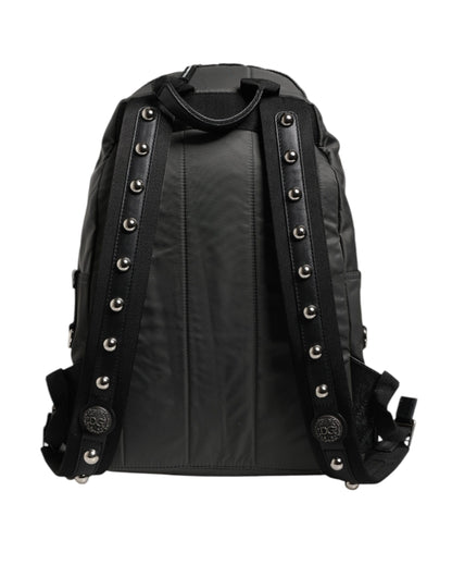 Dolce &amp; Gabbana Gray Nylon Prince Forever School Travel Backpack Bag
