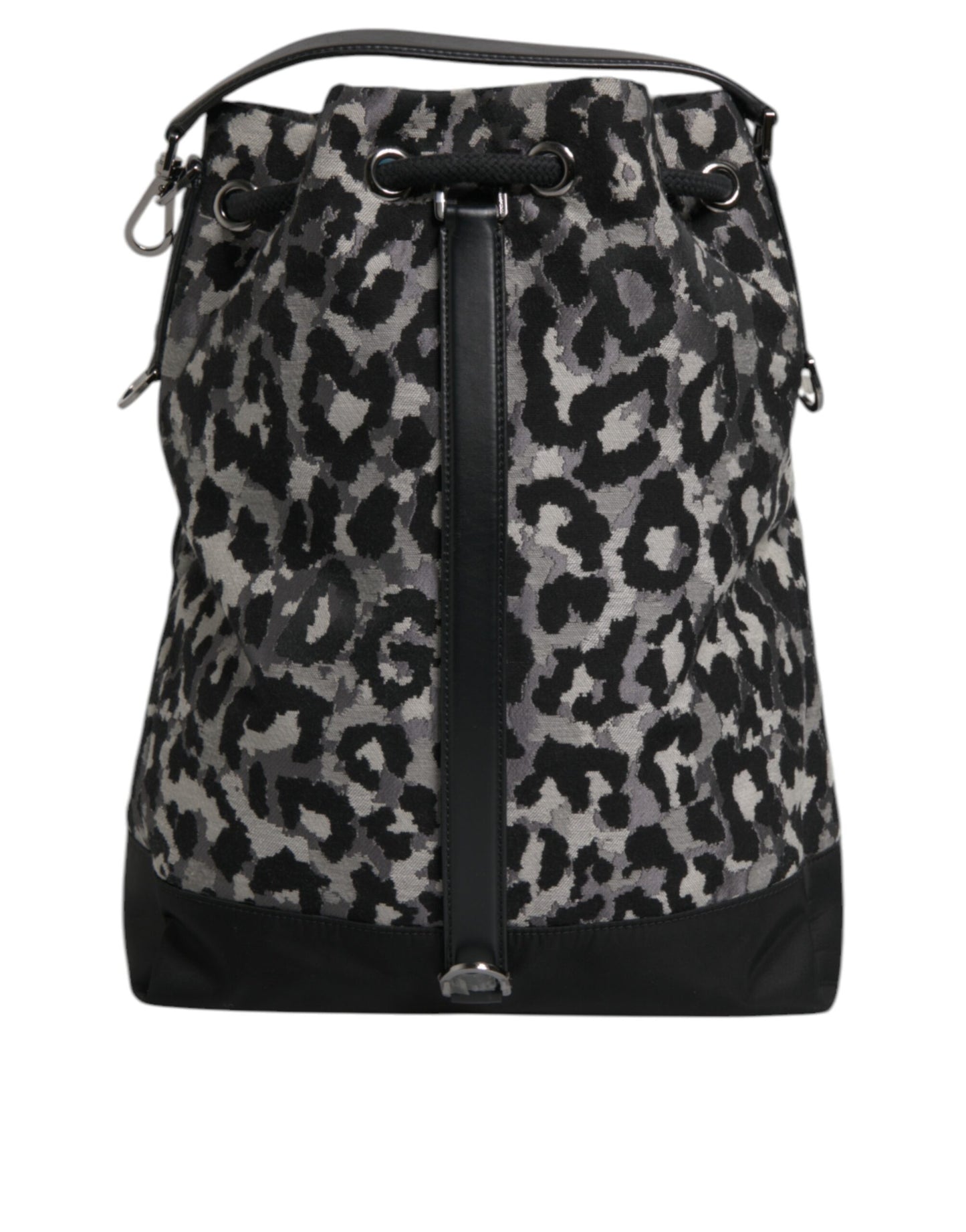 Dolce &amp; Gabbana Multicolor Leopard Jacquard Hobo Crossbody Borse Bag
