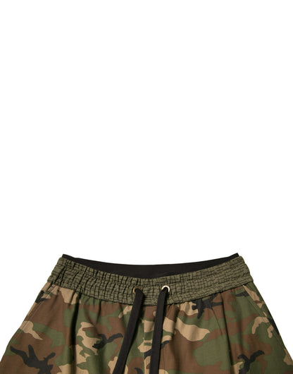 Dolce &amp; Gabbana Multicolor Camouflage Cargo Sweatpants Pants