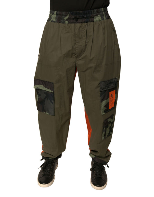 Dolce &amp; Gabbana Multicolor Camouflage Jogger Cargo Pants