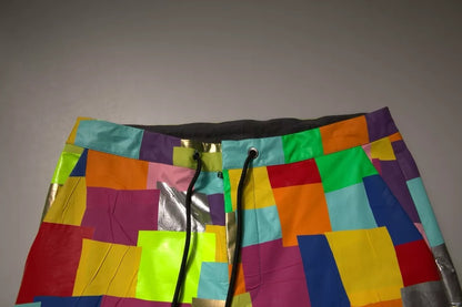 Dolce &amp; Gabbana Multicolor Cotton Patchwork Men Cargo Pants
