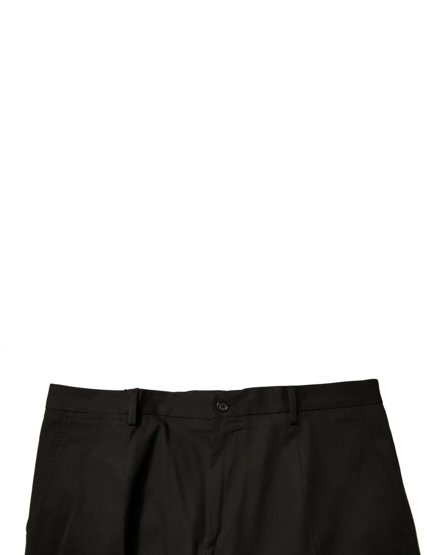 Dolce &amp; Gabbana Black Cotton Men Cargo Casual Pants