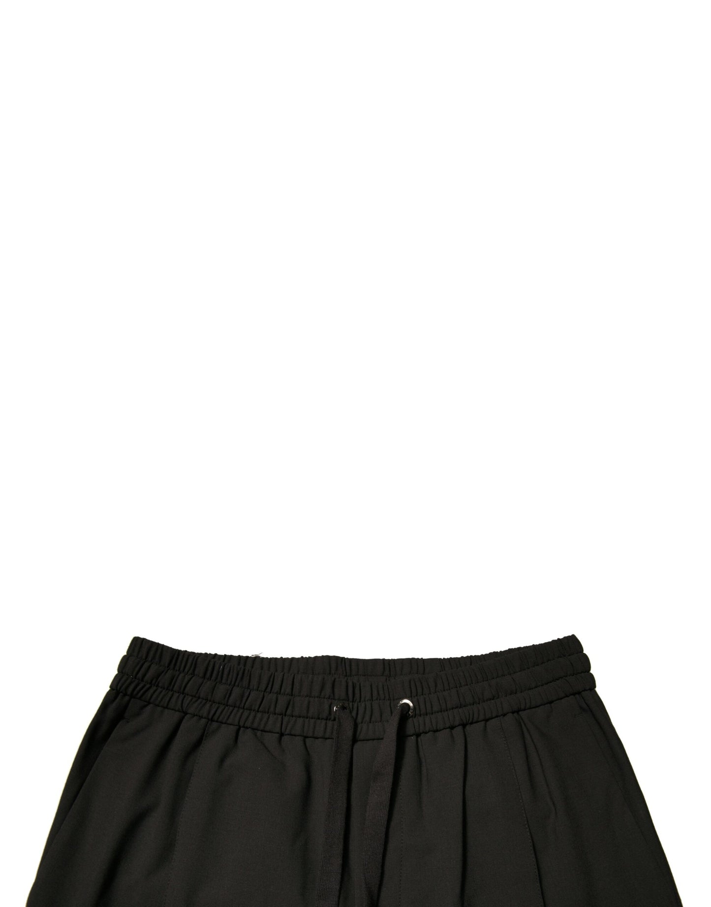 Dolce &amp; Gabbana – Schwarze Jogginghose aus Wolle
