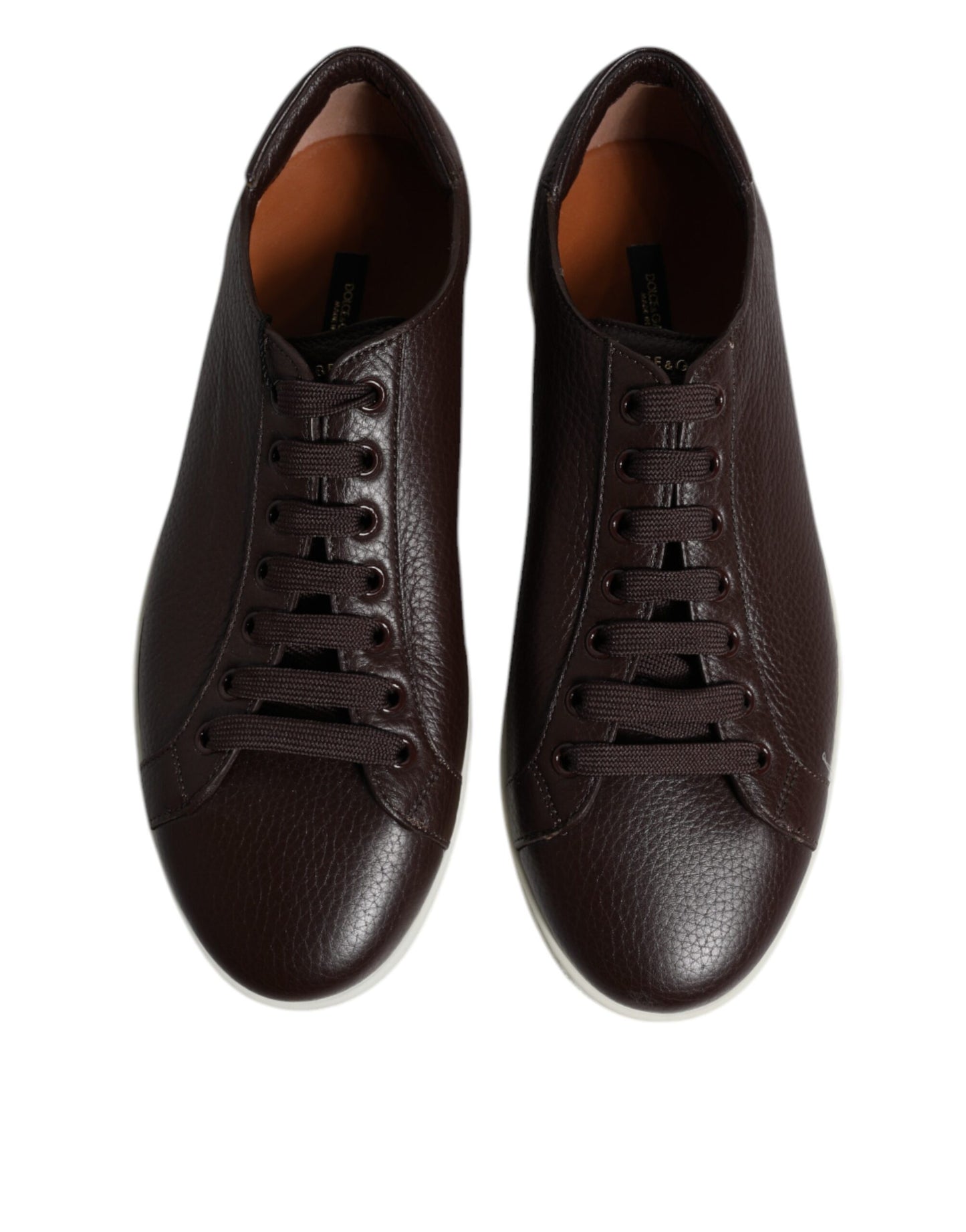 Dolce &amp; Gabbana Braun Low Top Herren Saint Tropez Sneakers Schuhe