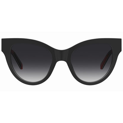Love Moschino – Schwarze Acetat-Sonnenbrille