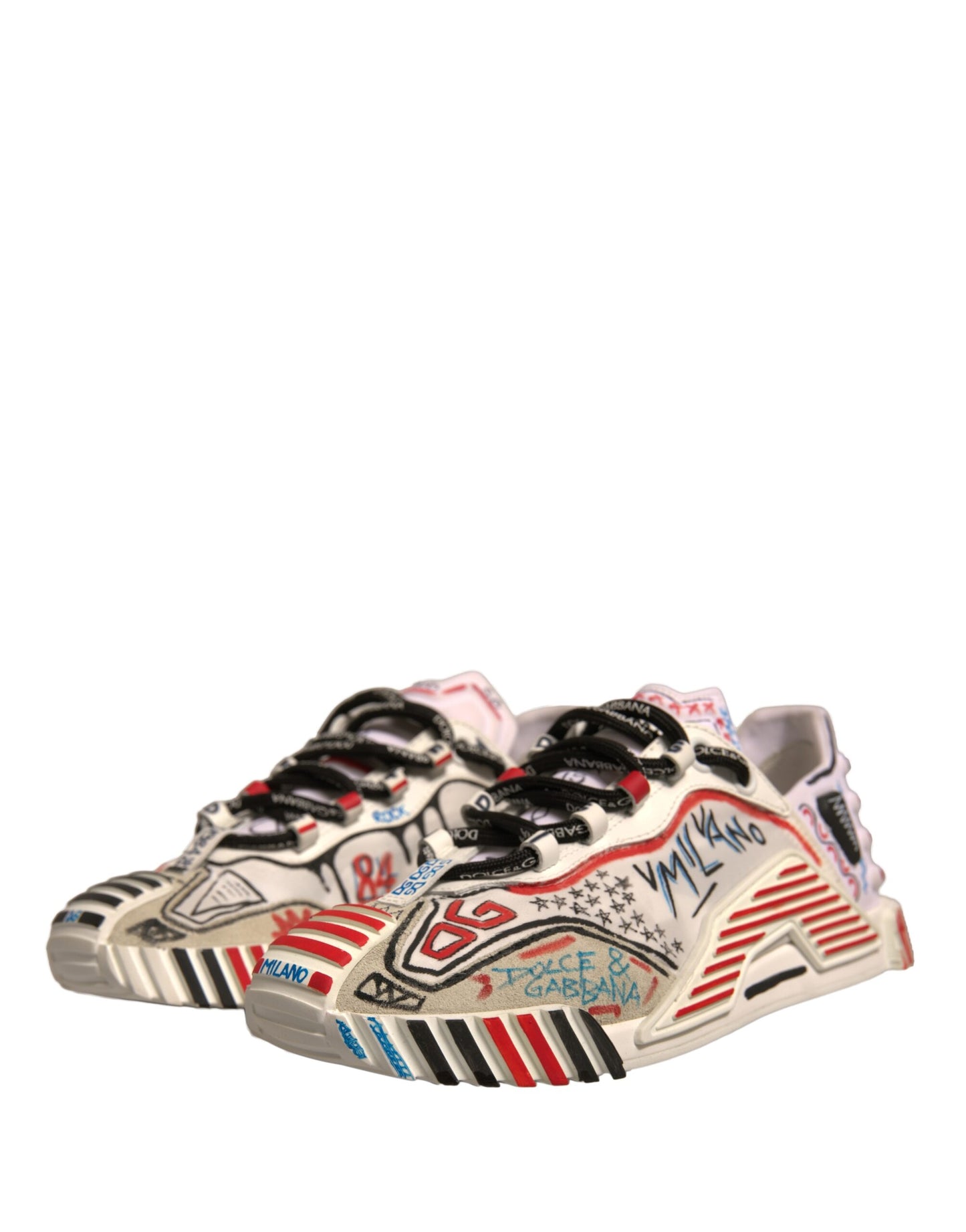 Dolce &amp; Gabbana – Mehrfarbige NS1-Sneakers aus Wildleder