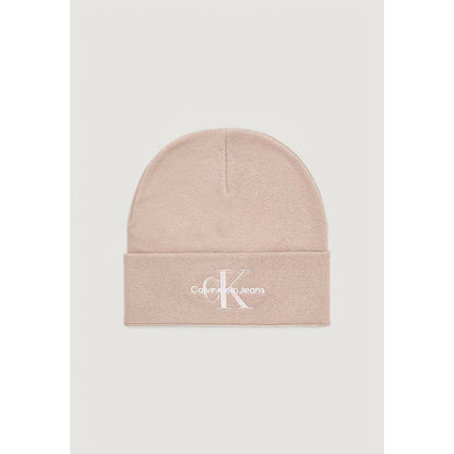 Calvin Klein Jeans Beige Cotton Caps Baseball Hat