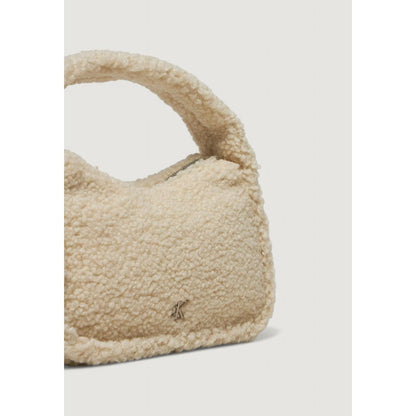 Calvin Klein Jeans – Cremefarbene Handtasche aus recyceltem Polyester