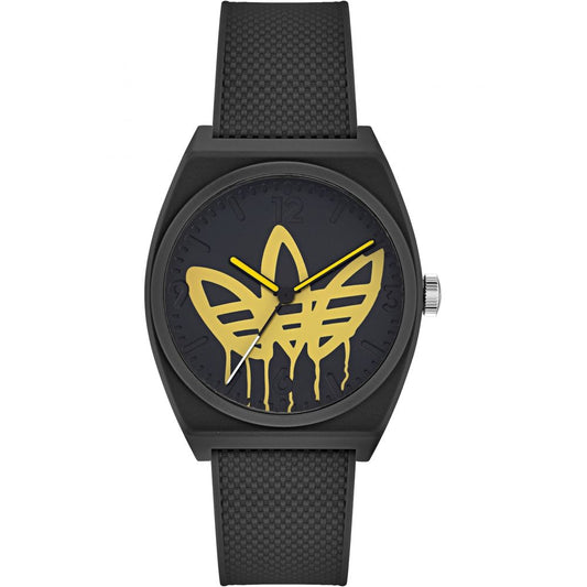 Adidas Schwarze Synthetikuhr