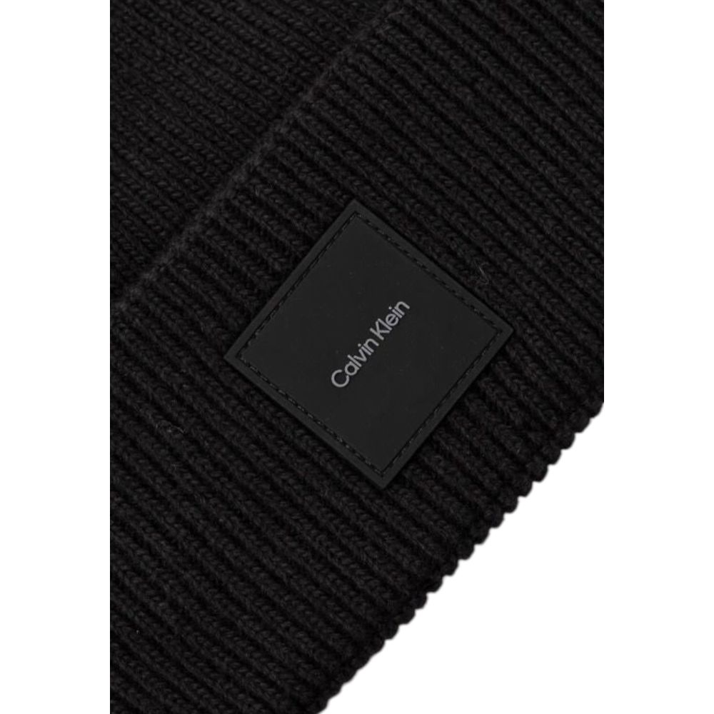 Calvin Klein Black Organic Cotton Caps Baseball Hat