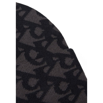 Calvin Klein Jeans Black Recycled Polyester Caps Baseball Hat