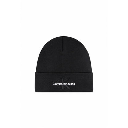Calvin Klein Jeans Black Organic Cotton Caps Baseball Hat