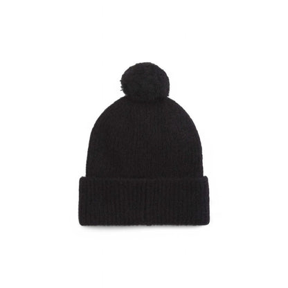 Calvin Klein Black Alpaca Leather Caps Baseball Hat