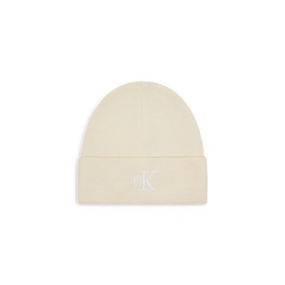 Calvin Klein Cream Recycled Polyester Caps Baseball Hat