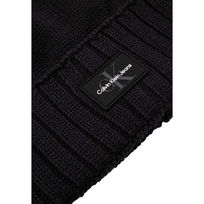 Calvin Klein Jeans Black Cotton Caps Baseball Hat
