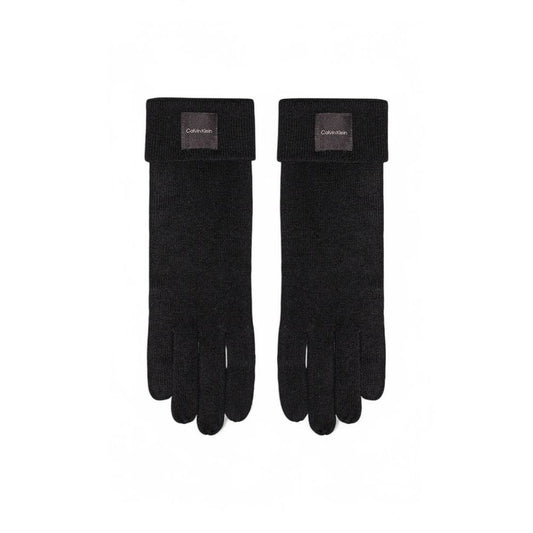 Calvin Klein – Schwarze Kaschmirhandschuhe