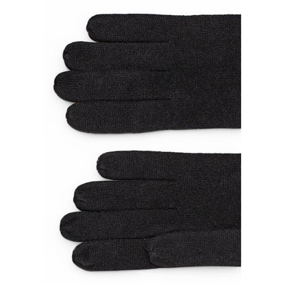 Calvin Klein – Schwarze Kaschmirhandschuhe